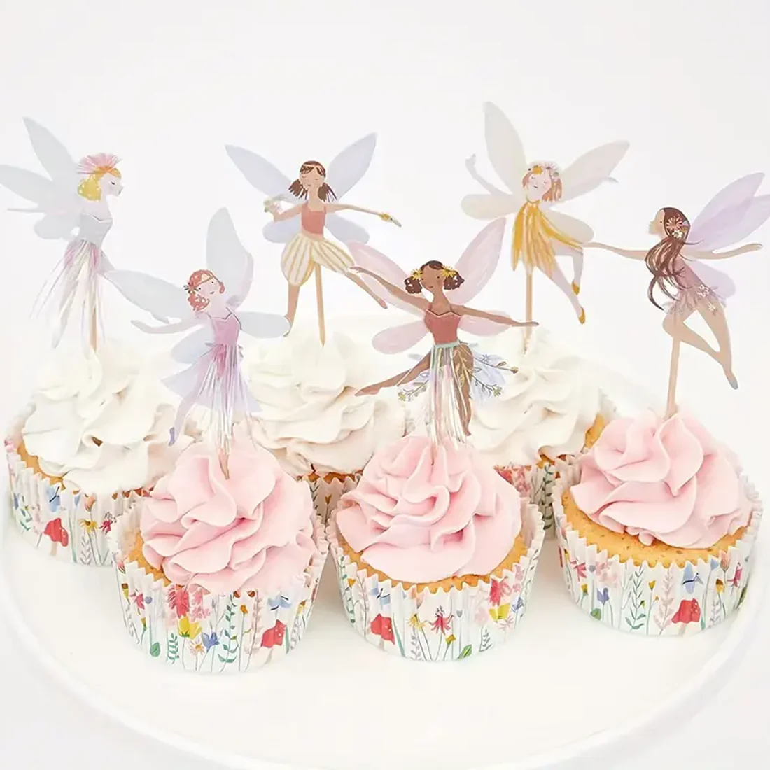 12 piece Fairy Cupcake Toppers - Image 2