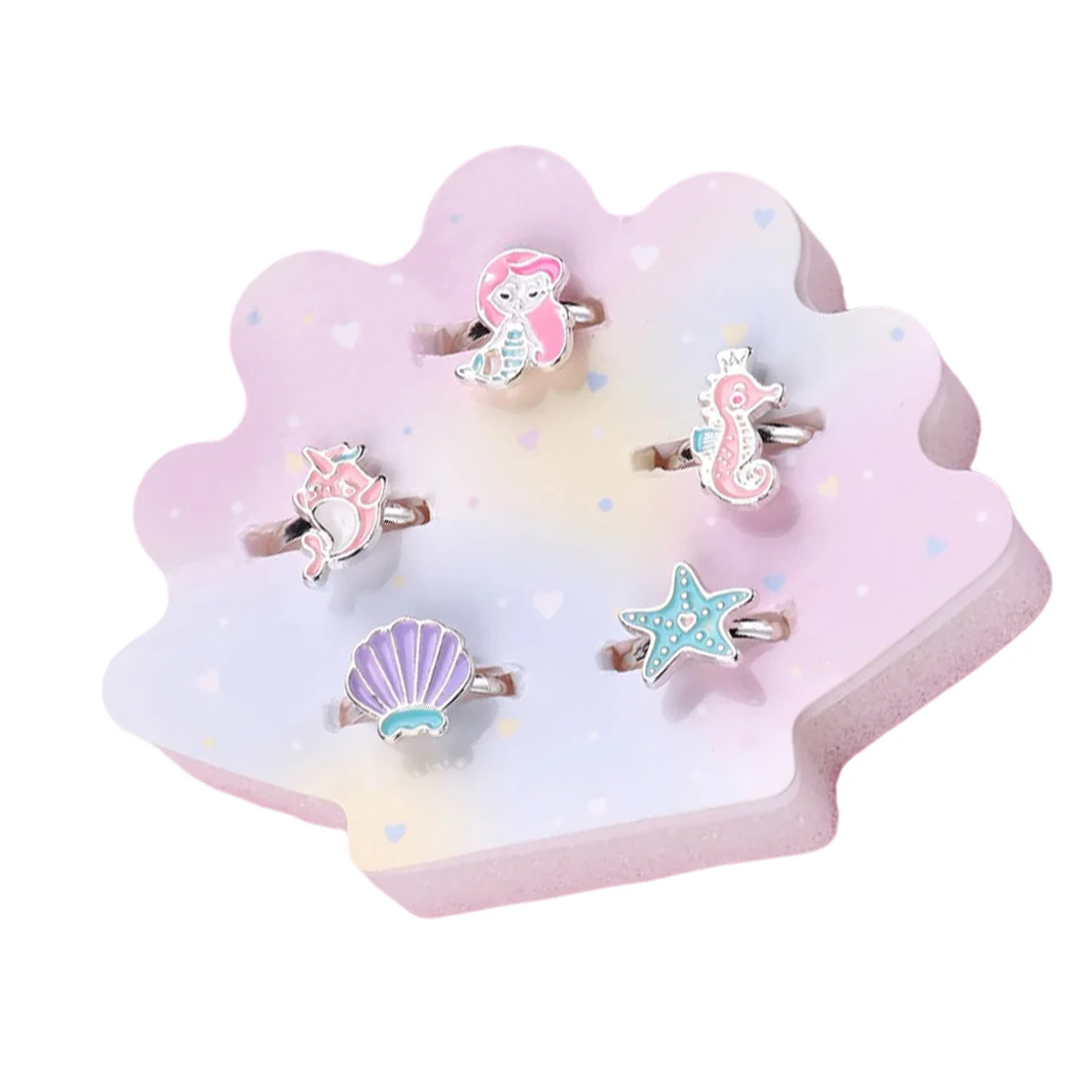 5 Piece Mermaid Ring Set - Image 2