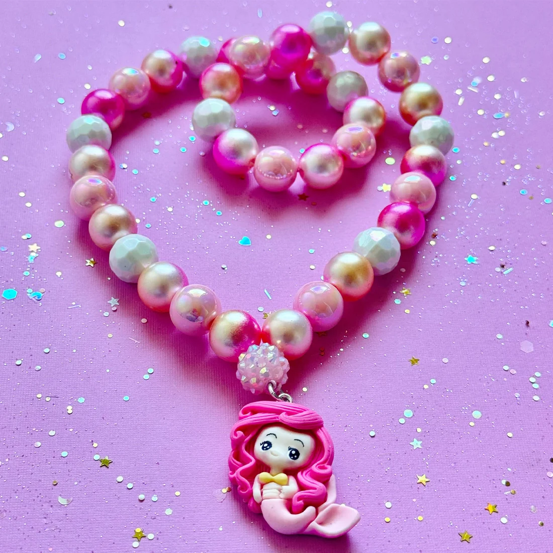 Beaded Mermaid Necklace - Image 2