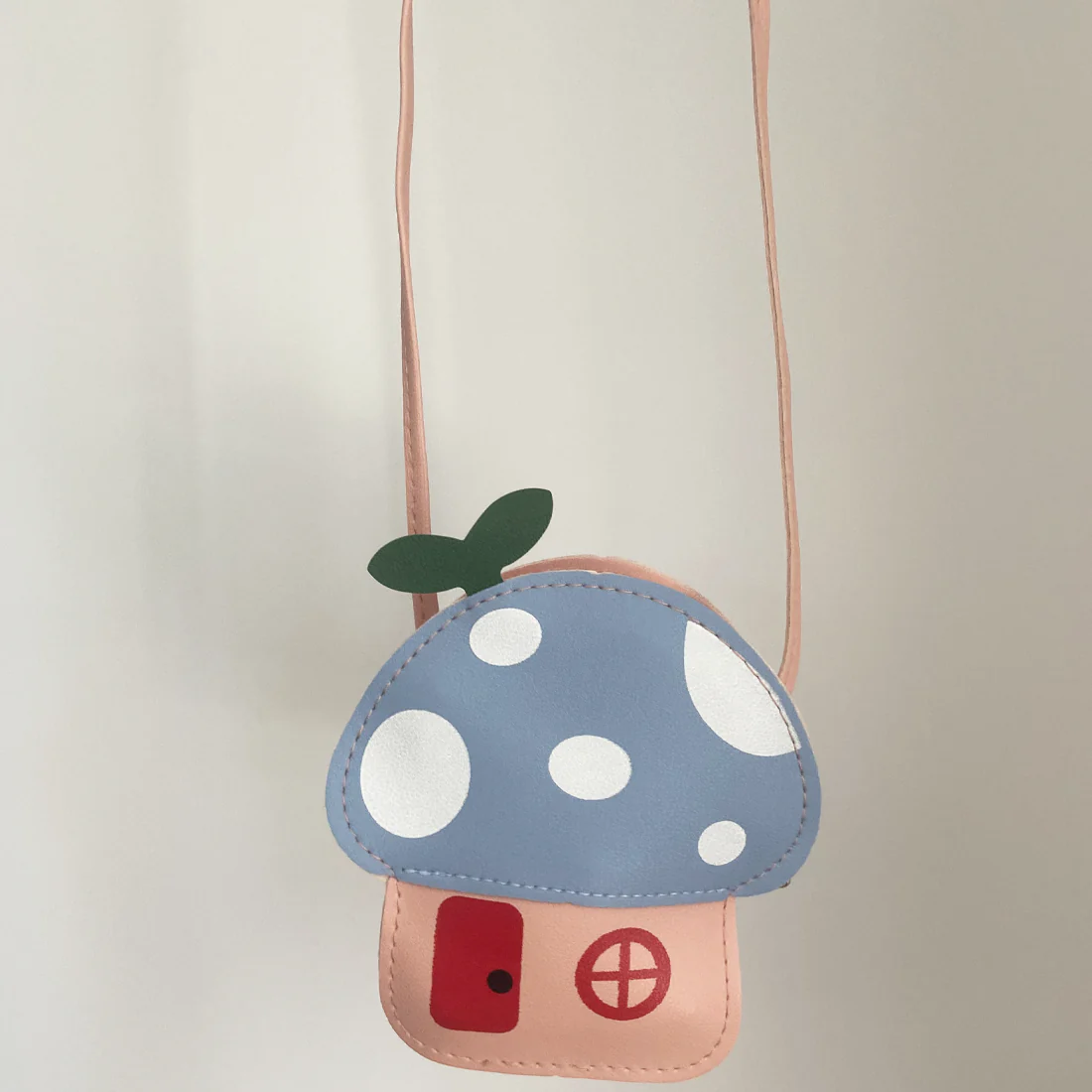 Blue and Pink Crossbody Toadstool Bag - Image 2