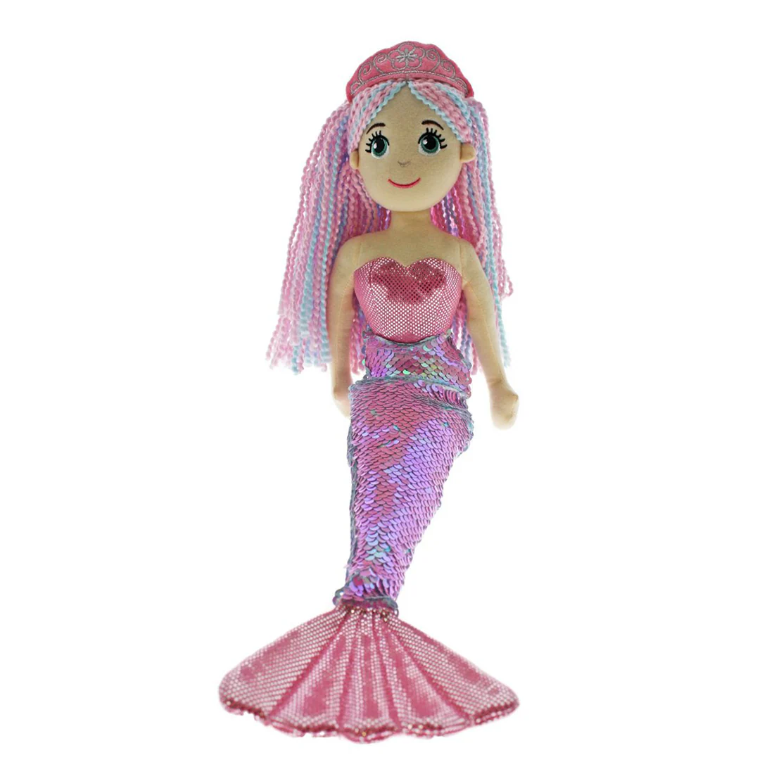 Candy the Pink Sequin Mermaid Doll - Image 2