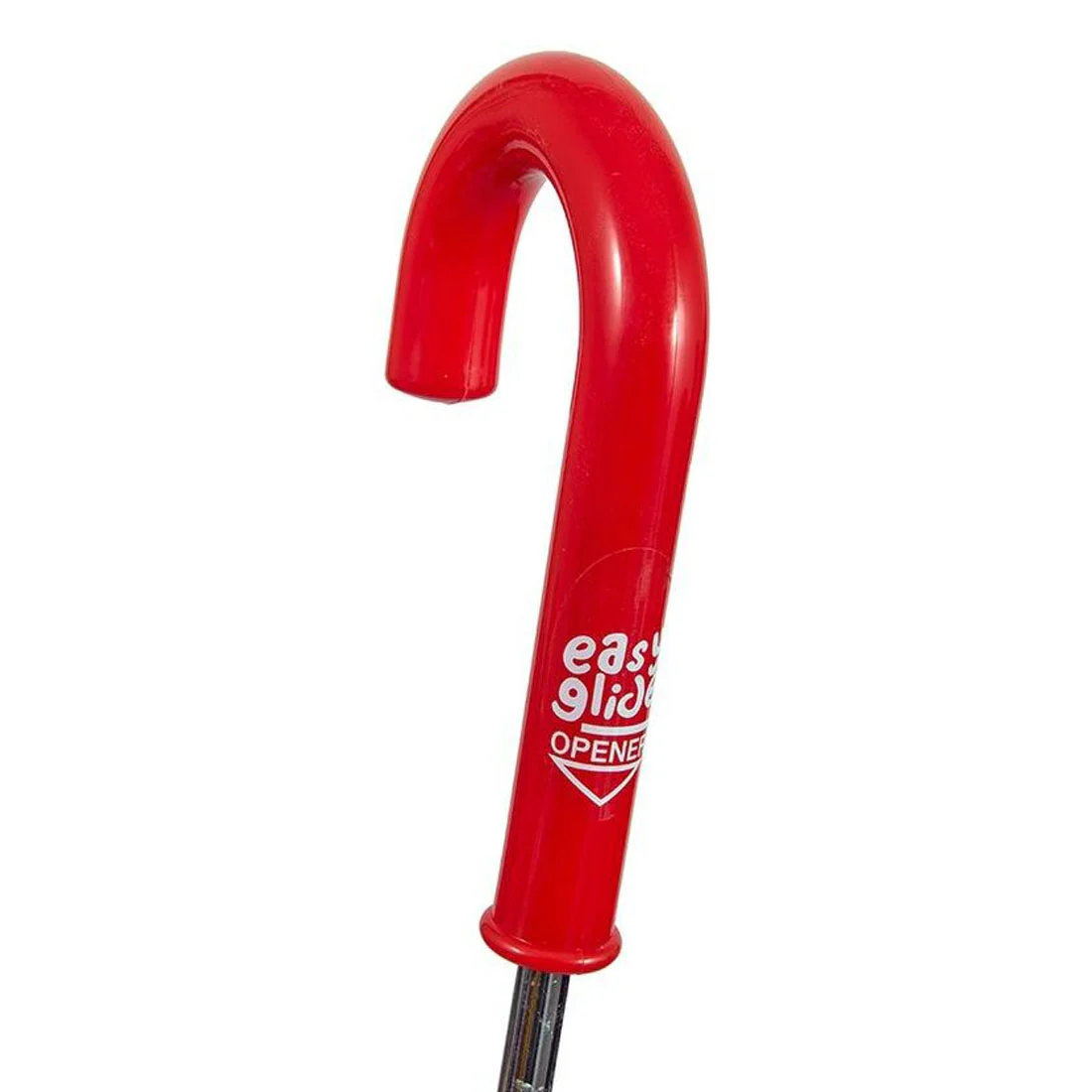 Children's Clear Birdcage Umbrella with Hearts and Red Trim - Image 3