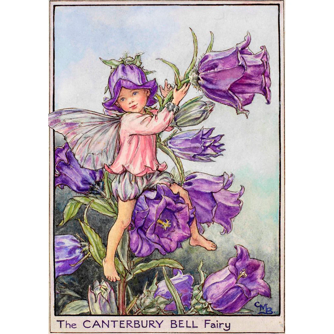 Cicely Mary Barker Canterbury Bell Fairy Flower Fairies Figurine - Image 3