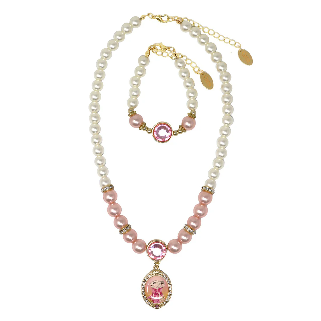 Claris The Chicest Mouse in Paris Magnificent Mess Necklace & Bracelet Set - Image 3