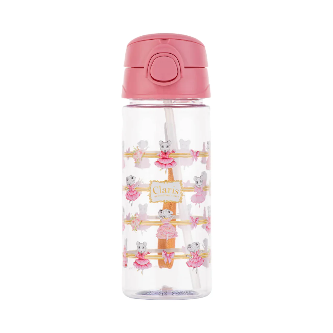 Claris The Mouse Drink Bottle With Straw - Image 2