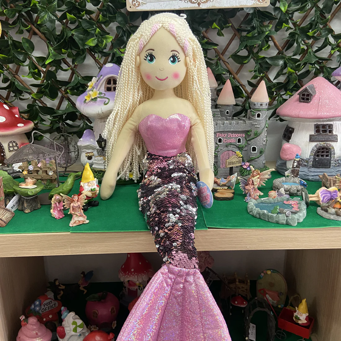 Cotton Candy 70cm Mermaid Jenny The Pink Flip Sequined Doll