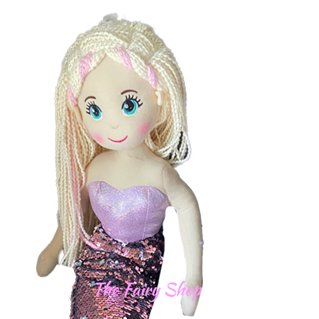 Cotton Candy 70cm Mermaid Jenny The Pink Flip Sequined Doll - Image 2
