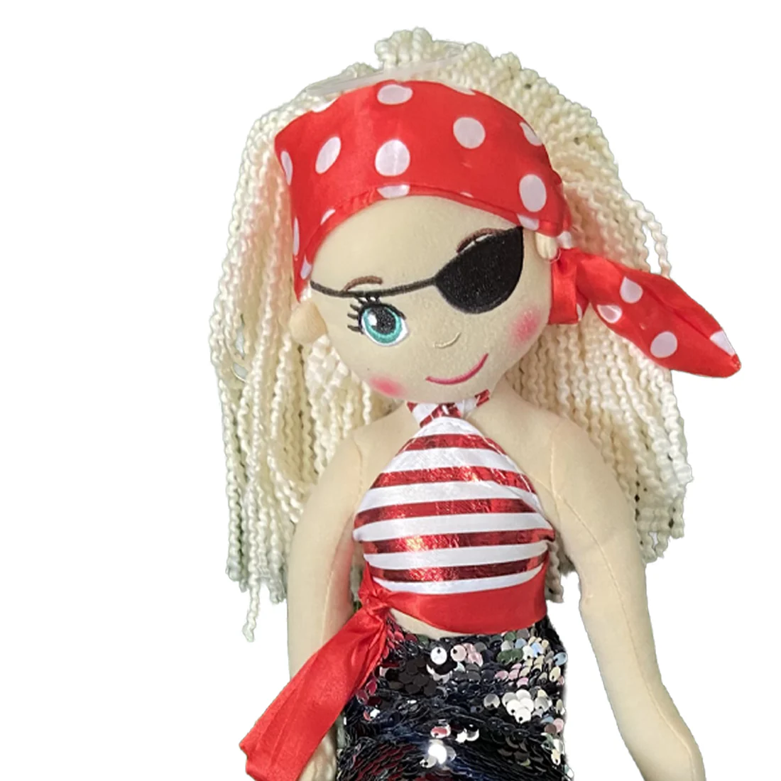 Cotton Candy Christine The Pirate Flip Sequined Mermaid Doll - Image 3