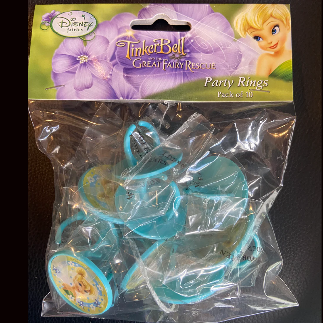 Disney Fairies Party Rings Pk 10 - Image 2