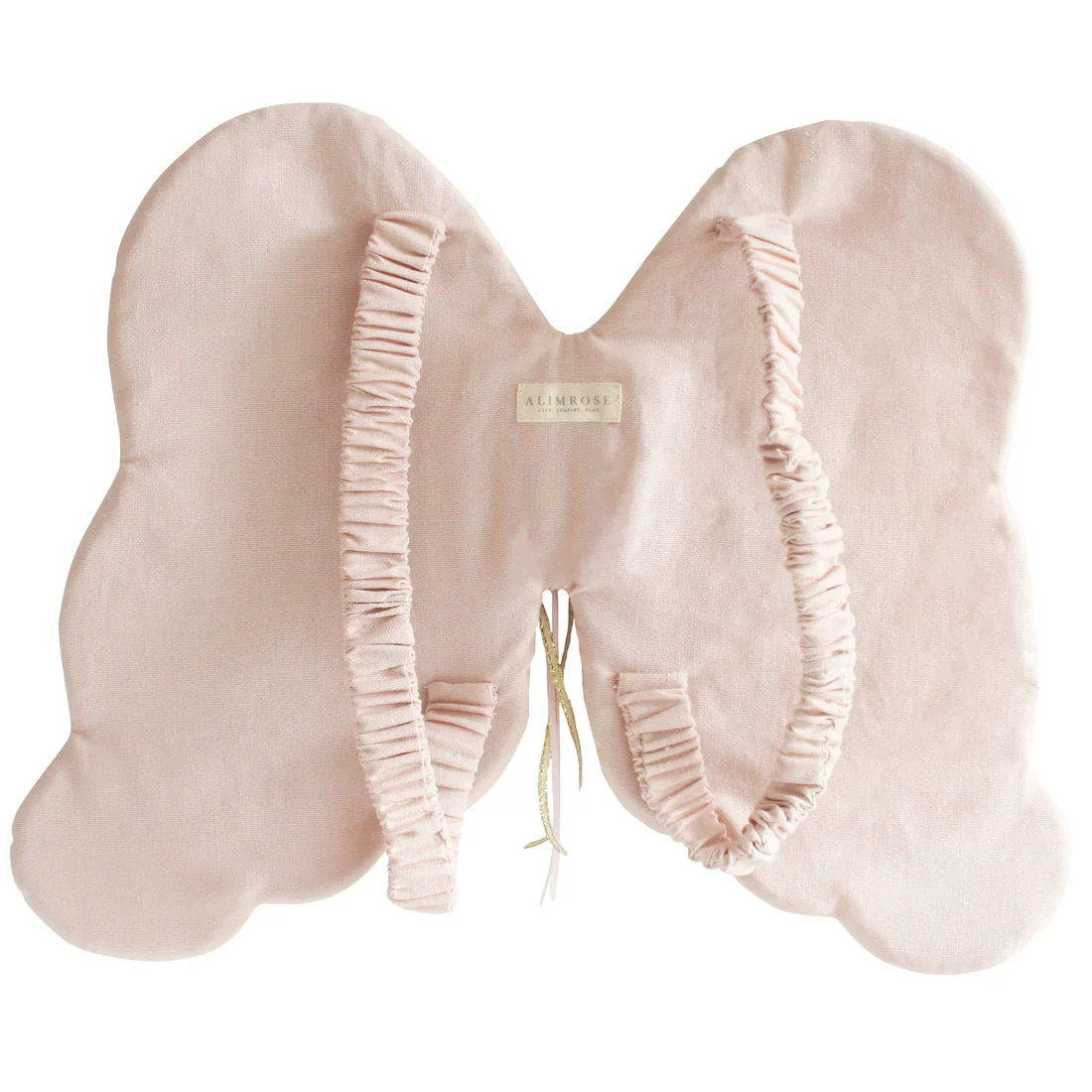 Dress Up Pink Linen Fairy Wings - Image 2