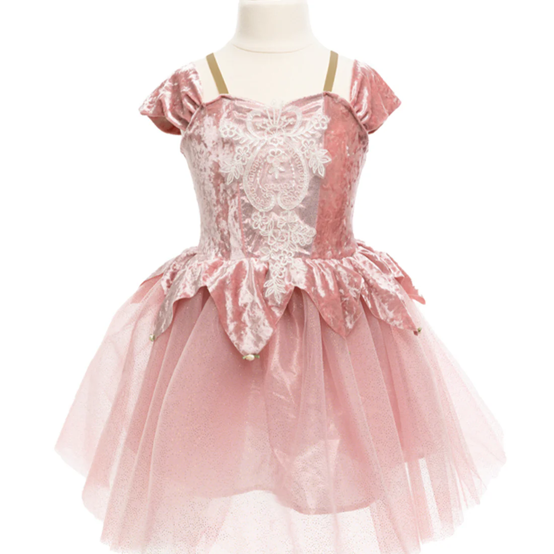 Dusty Rose Holiday Ballerina Dress - Image 5