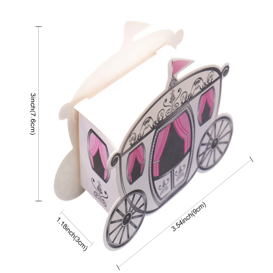 Enchanted Carriage Bonbonniere Favour Box - Image 3