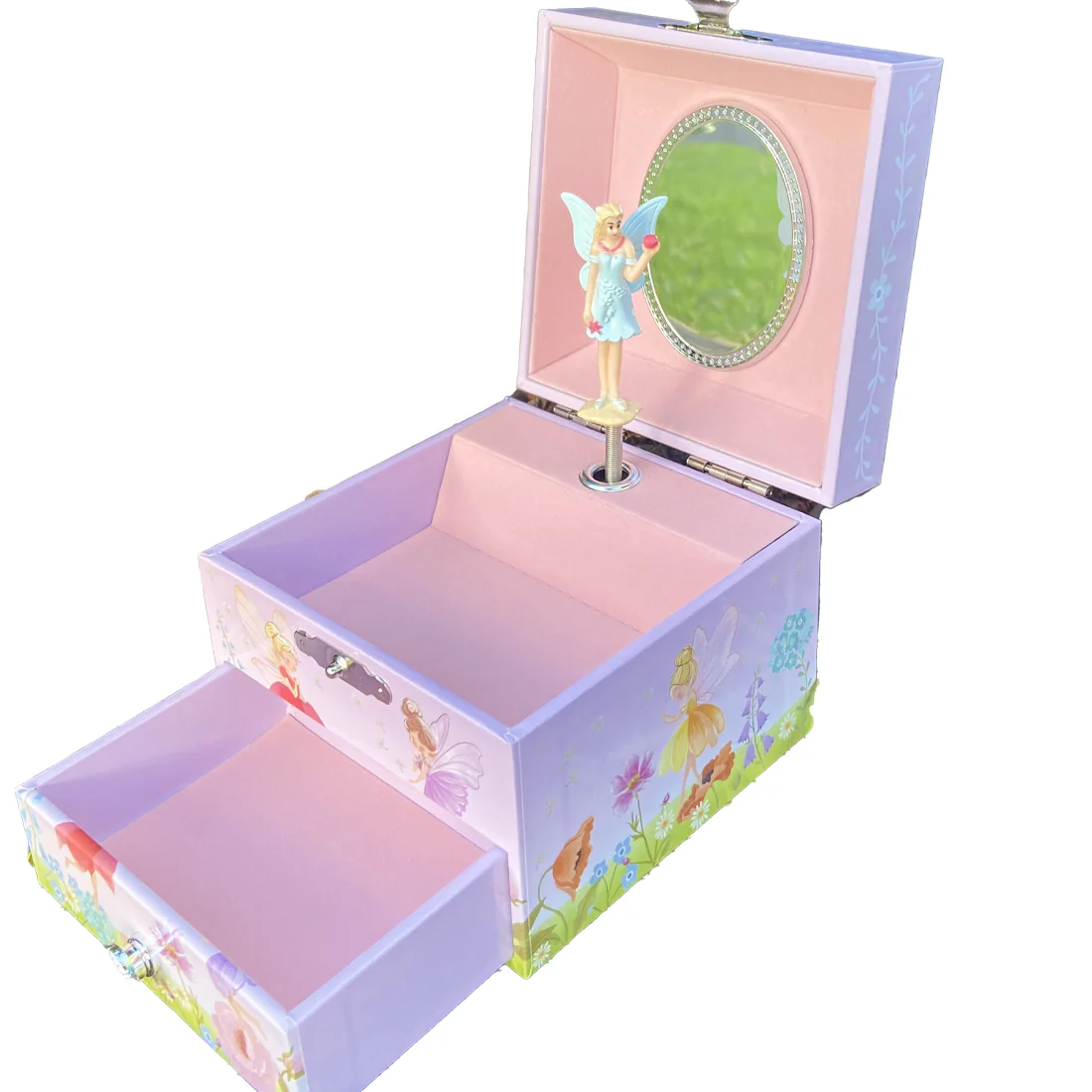 Enchanted Flower Fairy Friends Small Musical Jewellery Box - Image 3