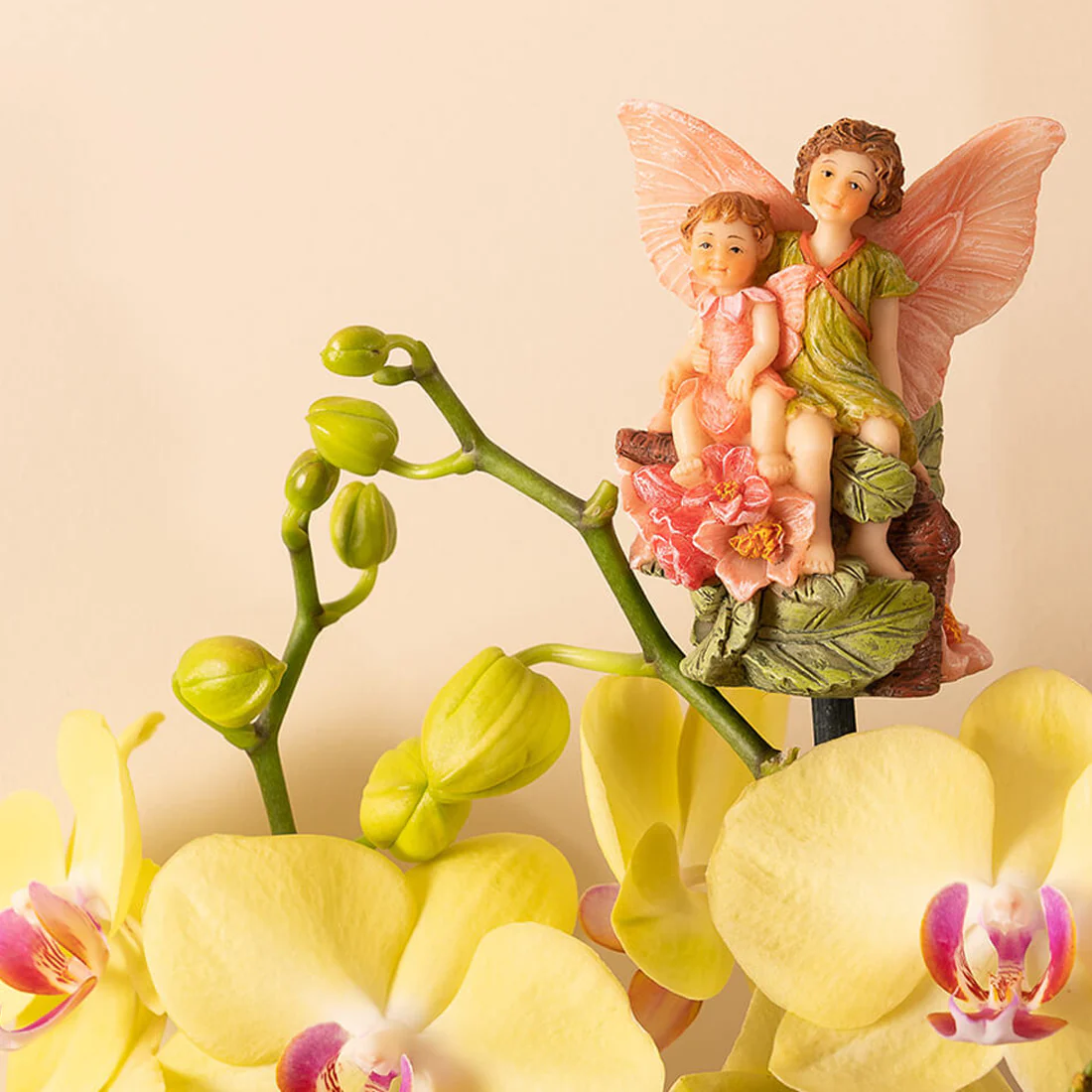 Fairy Garden Apple Blossom Flower Fairies Stake Topper