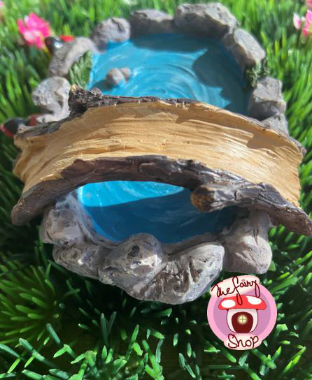 Fairy Garden Pond with Bridge - Image 2