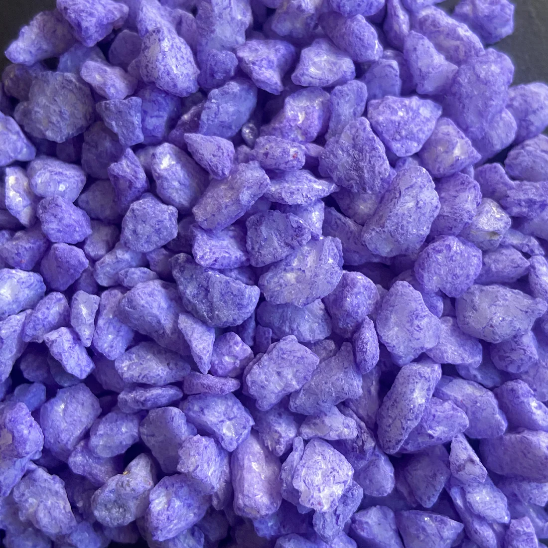 Fairy Garden Purple Coloured Stones