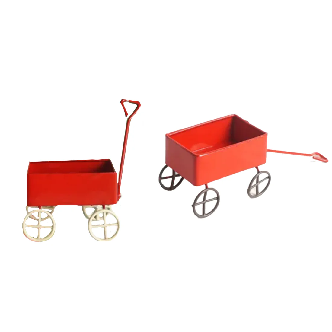 Fairy Garden Red Pulling Cart - Image 3
