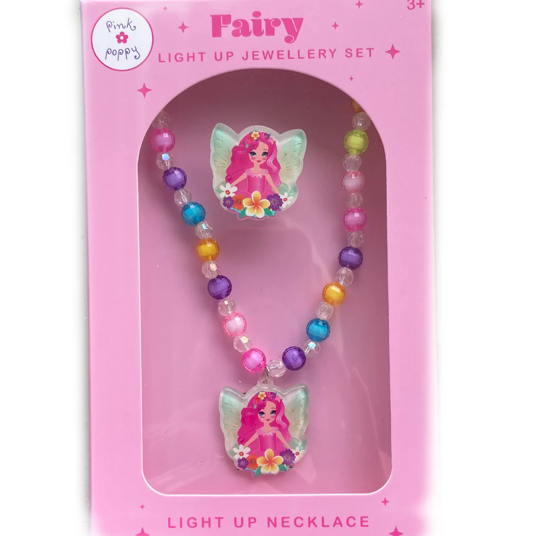 Fairy Magic Light Up Necklace & Ring Set