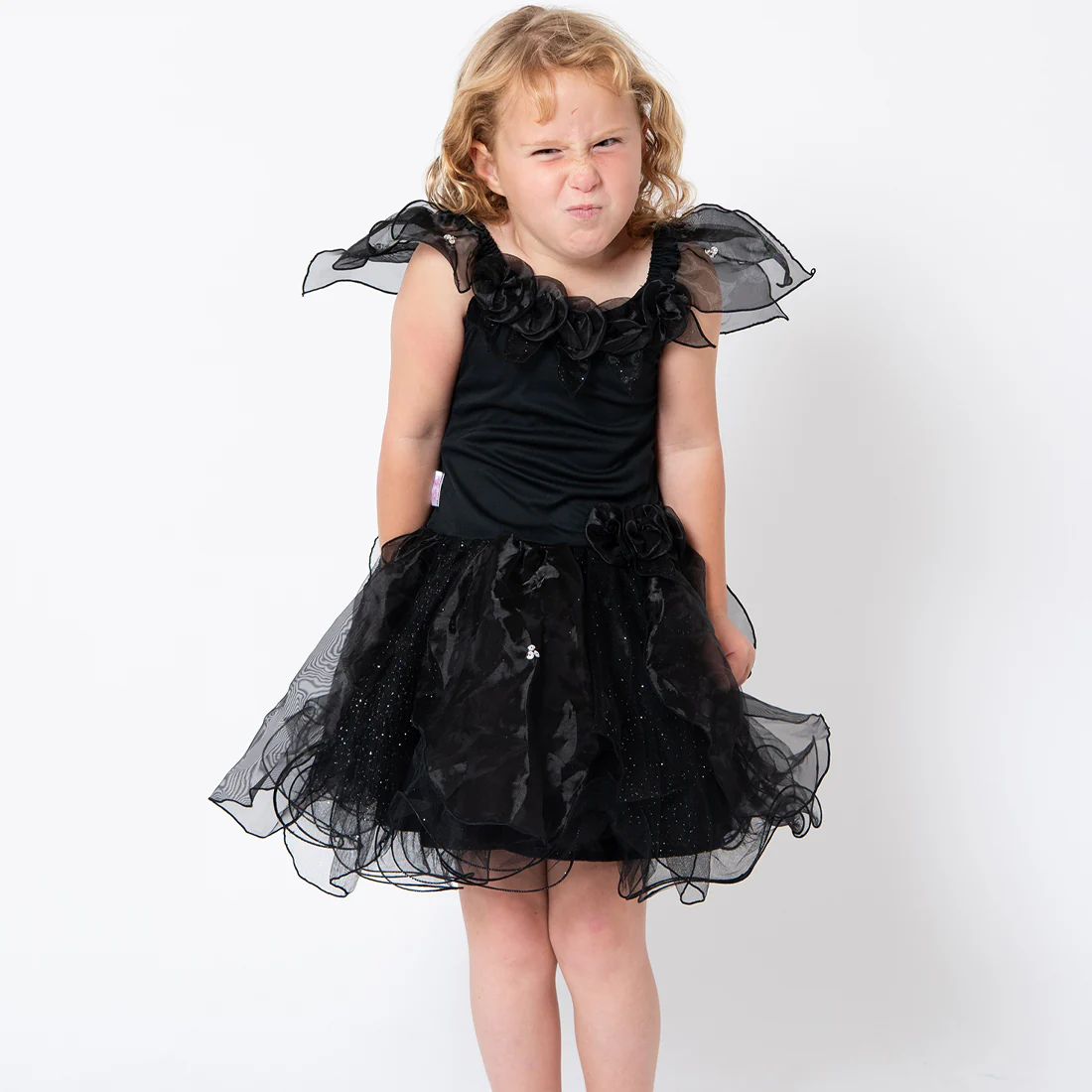 Girls Hocus Pocus Halloween Black Witch Fairy Dress 2-4 Years* - Image 4