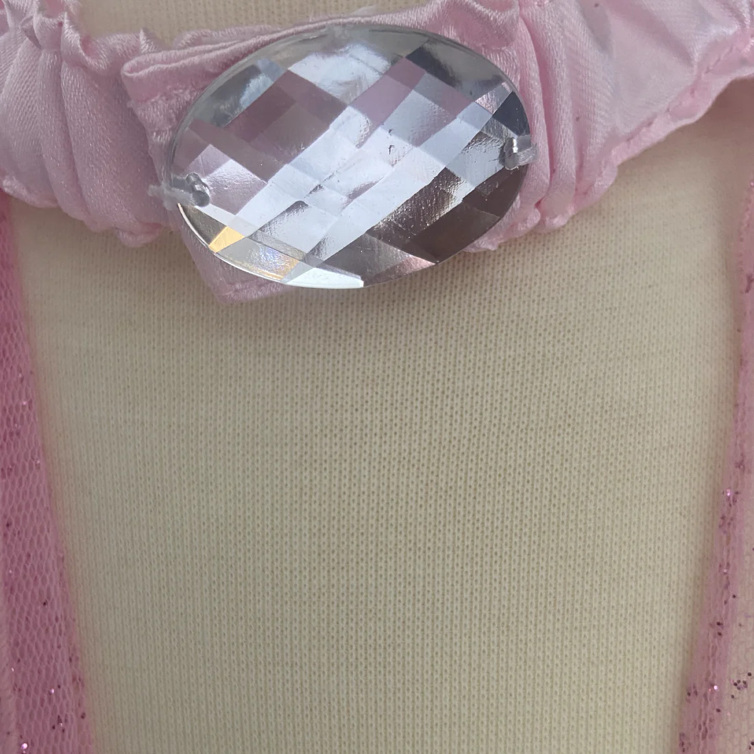 Girls Pink Glittery Princess Bling Cape - Image 5