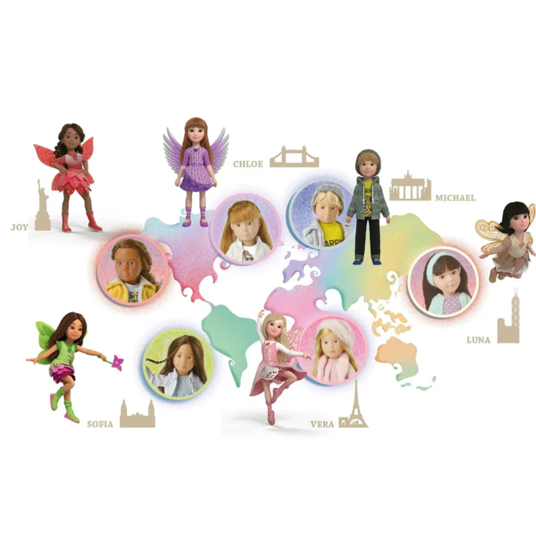 Kruselings Joy Doll Deluxe Fairy & Casual Set - Image 3