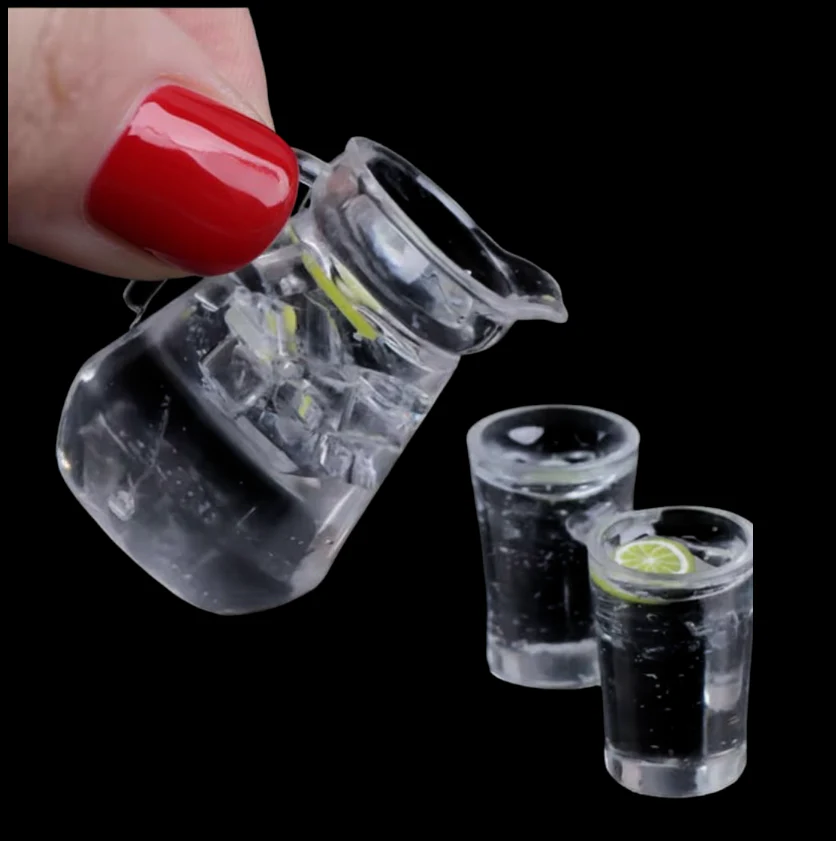 Miniature Water Jug and Glasses 3 Piece Set - Image 2