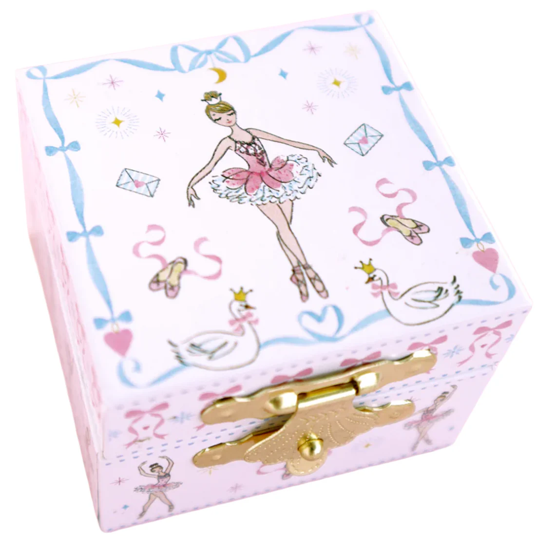 Pink Bow Ring in a Ballerina Box - Image 2