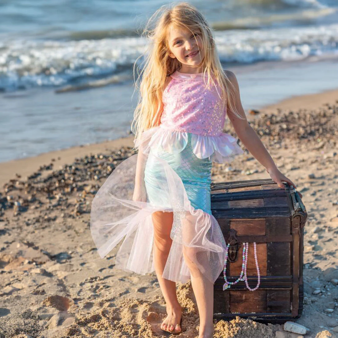 Pink Misty Mermaid Dress - Image 3