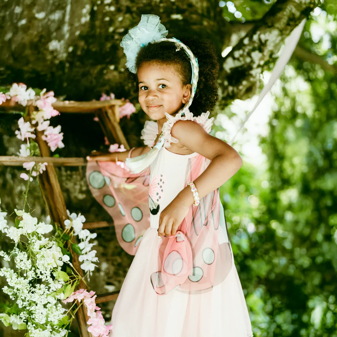Sequins Secret Butterfly Twirl Dress with Wings Size 5-6 - Image 2