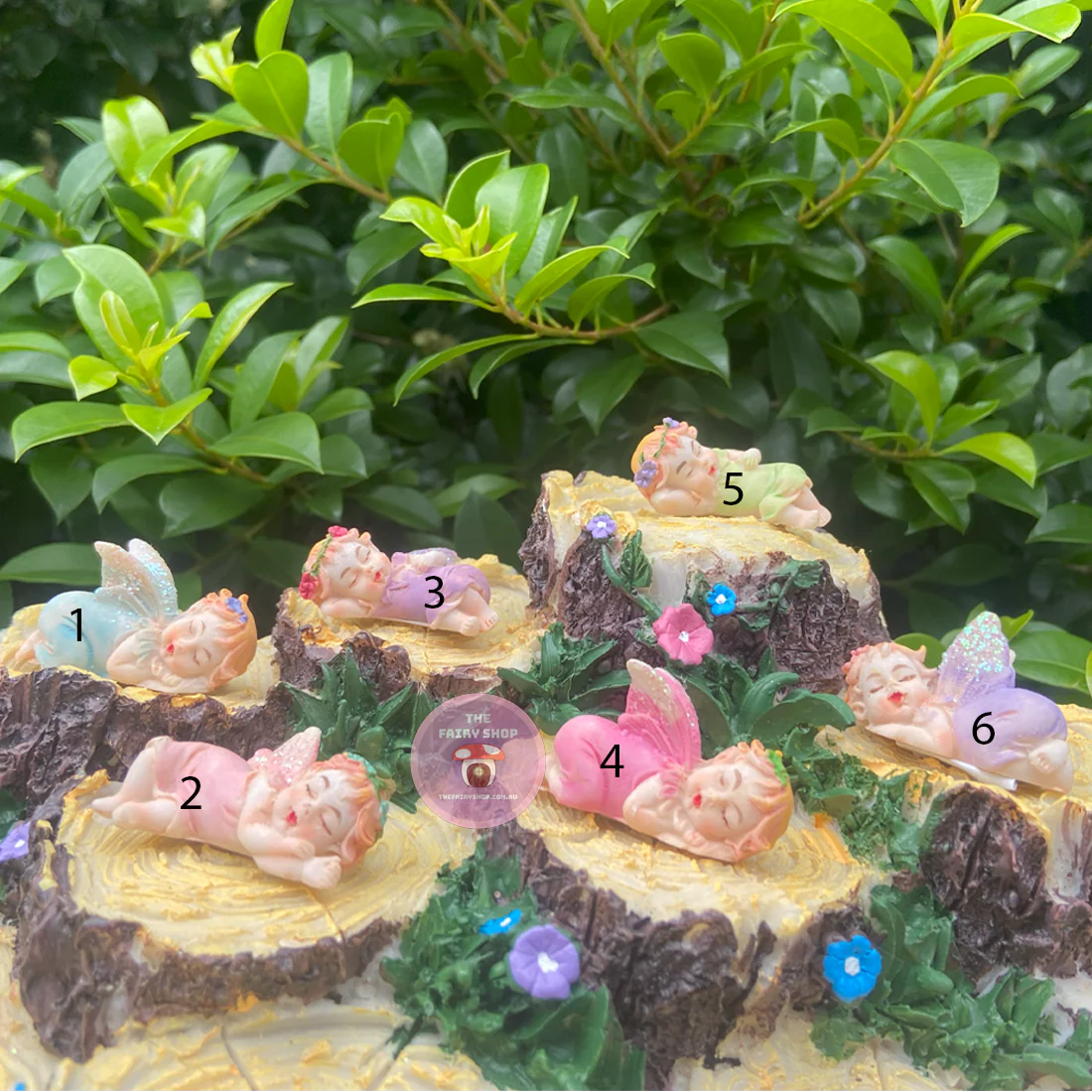 Sleeping Baby Fairy Figurine - Image 3