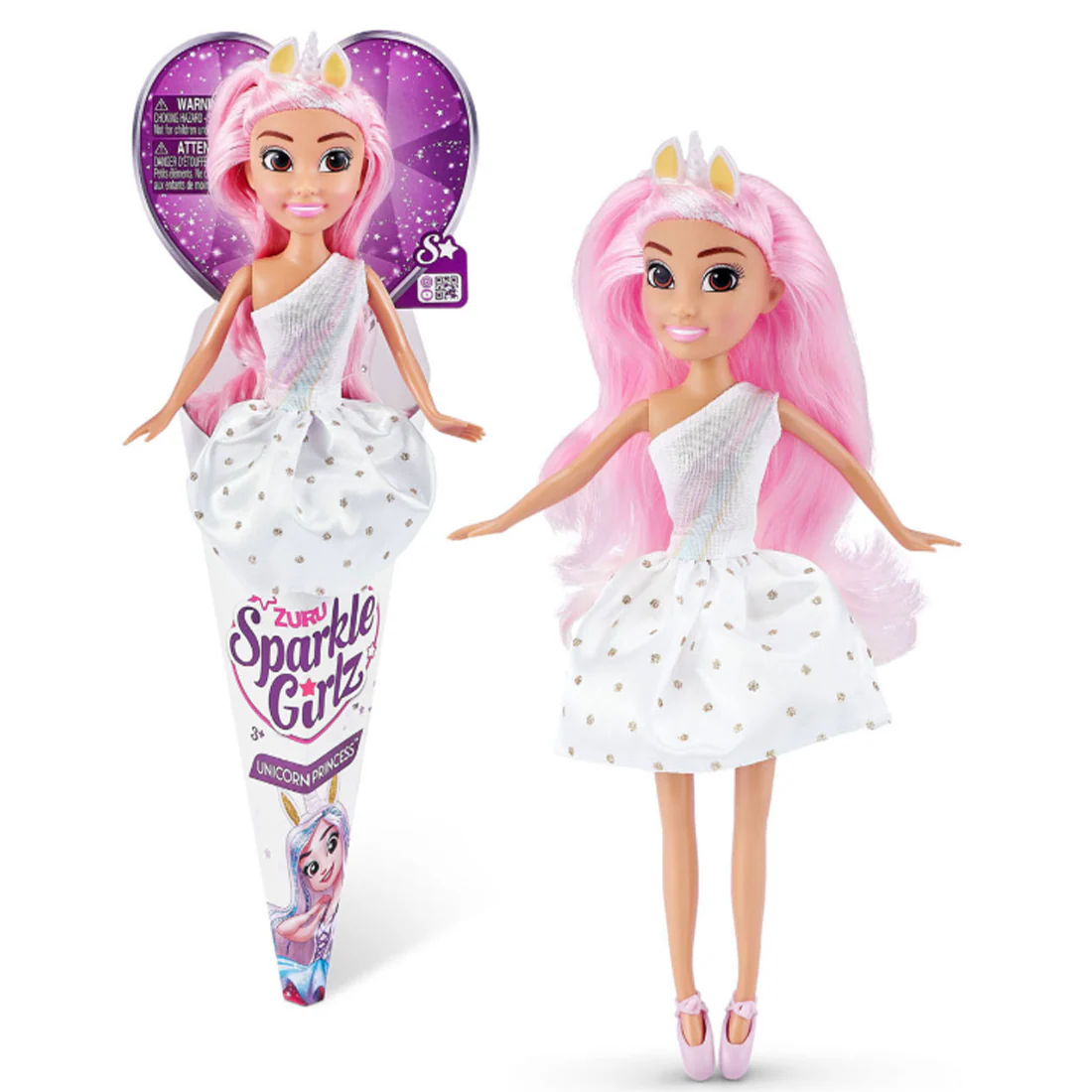 Sparkle Girlz Unicorn Fairy Dolls - Image 2