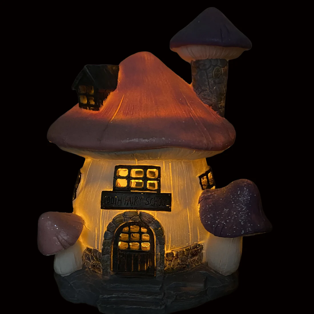 Tooth Fairy School Solar Fairy Garden House - Image 4