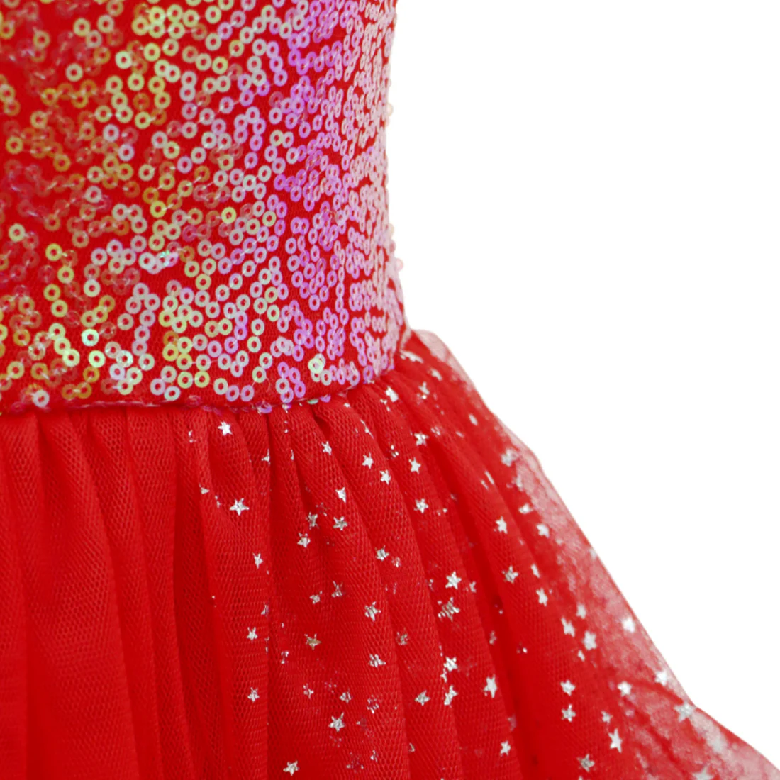 Twinkling Christmas Red Fairy Dress - Image 3