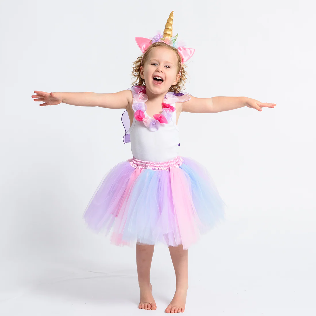 Unicorn Play Set - Skirt Top and Headband - Image 6