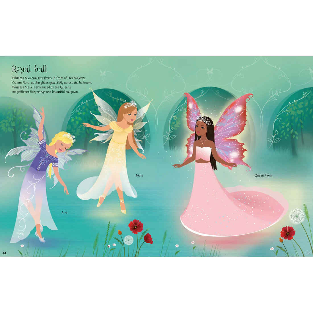 Usborne Sticker Dolly Dressing Fairy Princesses - Image 4