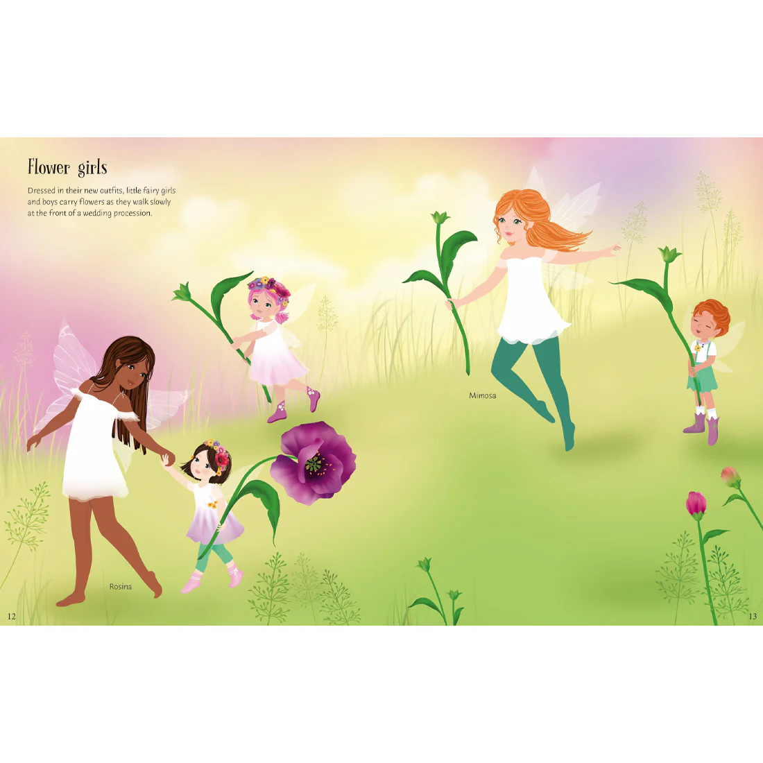 Usborne Sticker Dolly Dressing Fairy Wedding - Image 2