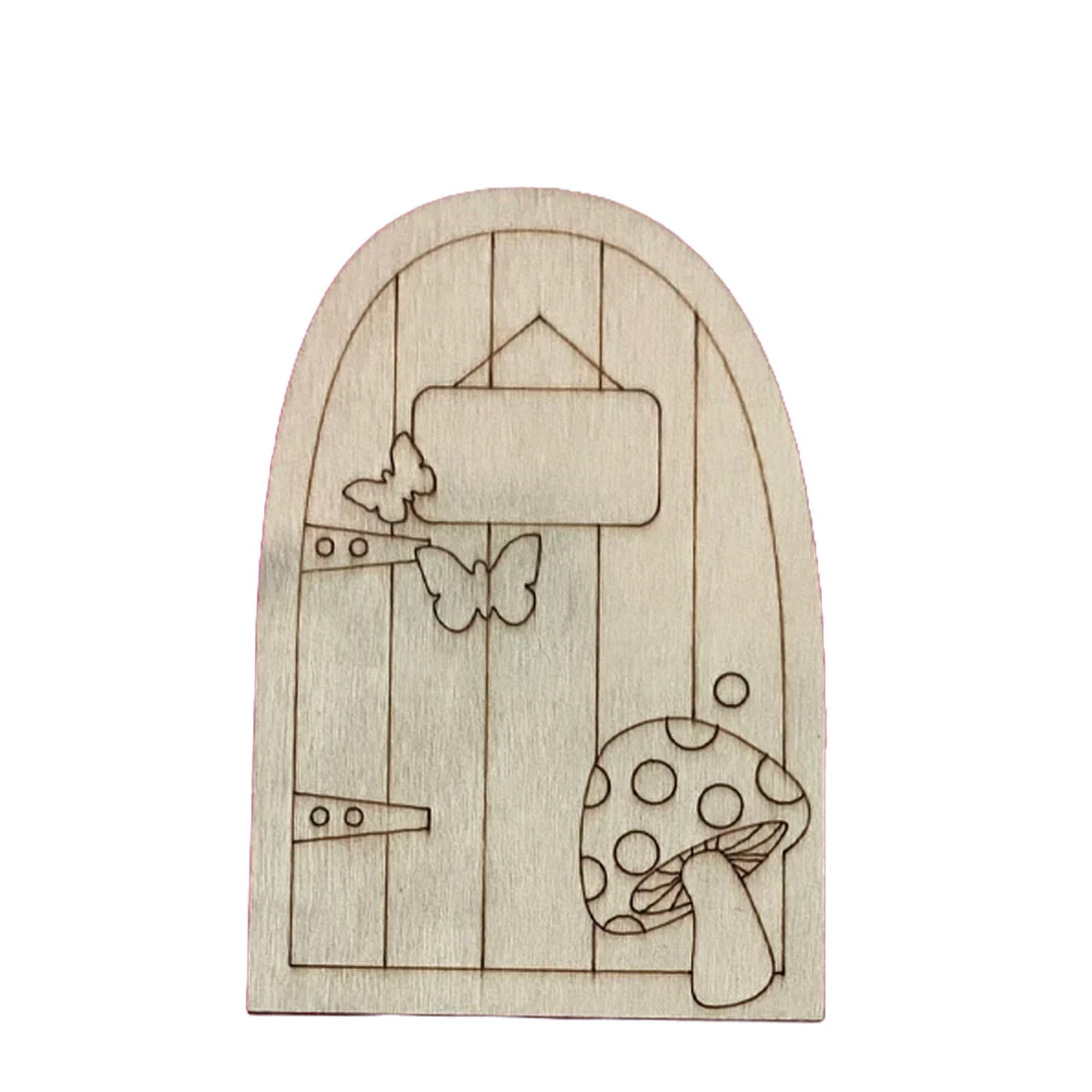 Wooden Fairy Doors To Decorate - Image 3
