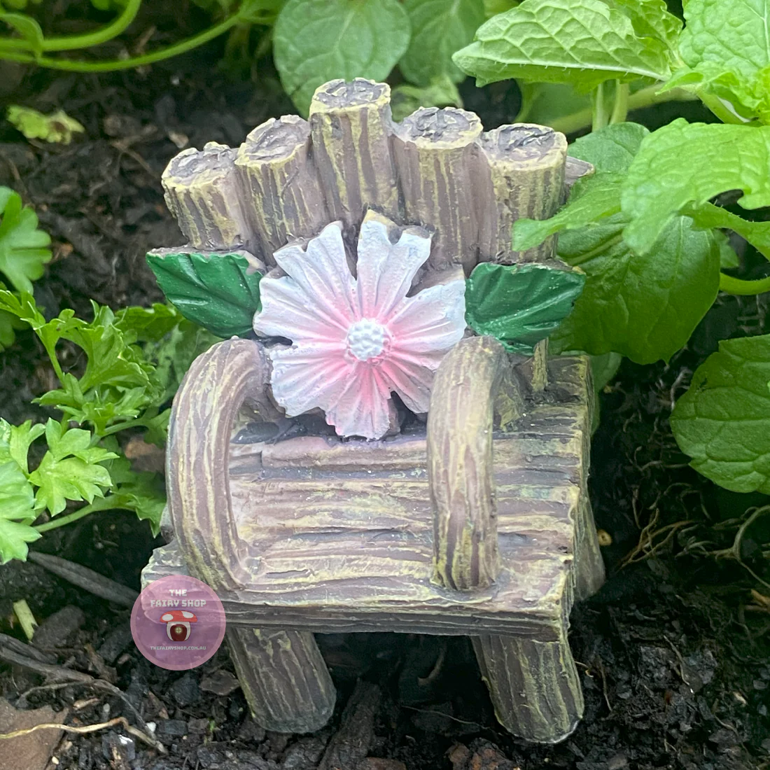 Wooden Texture Mini Fairy Garden Furniture - Image 3